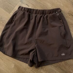 ALO Yoga Brown Athletic Shorts
